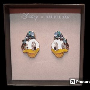 New In Package BaubleBar X Disney Donald Earrings